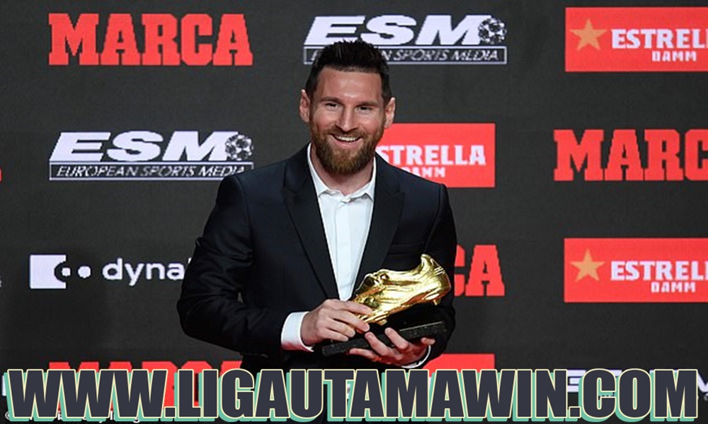 Lionel Messi Raih Trofi Sepatu Emas Eropa 2019