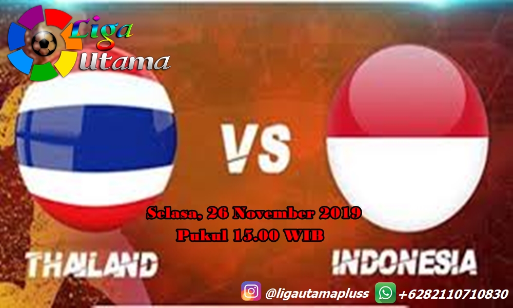 Jadwal dan Live Streaming Thailand vs Indonesia