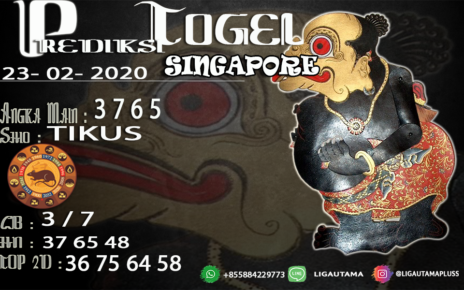 Prediski Togel Singapore 23 Februari 2020