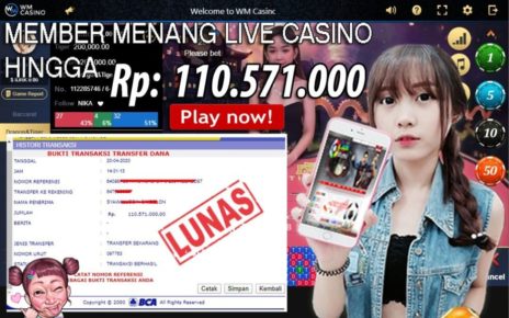 Member Liga Utama Mendapatkan Jackpot Di Permainan Live Casino