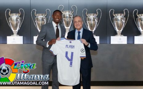 Alaba Pakai Nomor 4 di Real Madrid