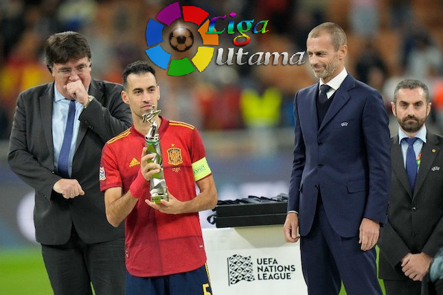 Sergio Busquets Terpilih Jadi Pemain Terbaik Babak Final UEFA Nations League 2021