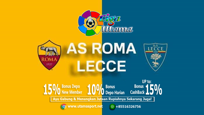 Hasil Pertandingan AS Roma vs Lecce