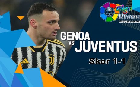 Hasil Genoa vs Juventus: Skor 1-1